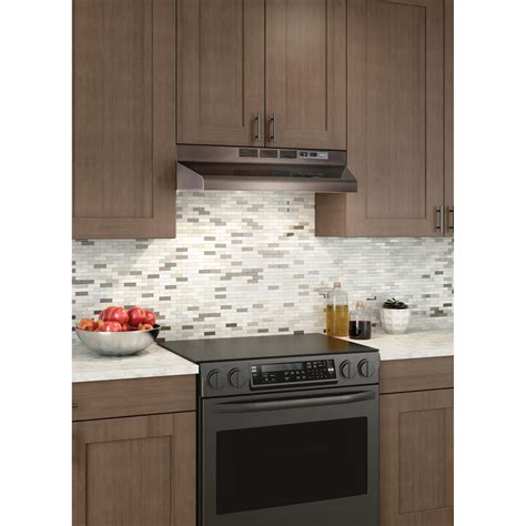 black stainless steel under cabinet convertable range hood|under cabinet range hood 30 inch.